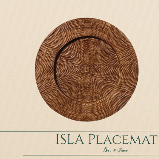 The Isla Collection- The Isla Rattan Placemat