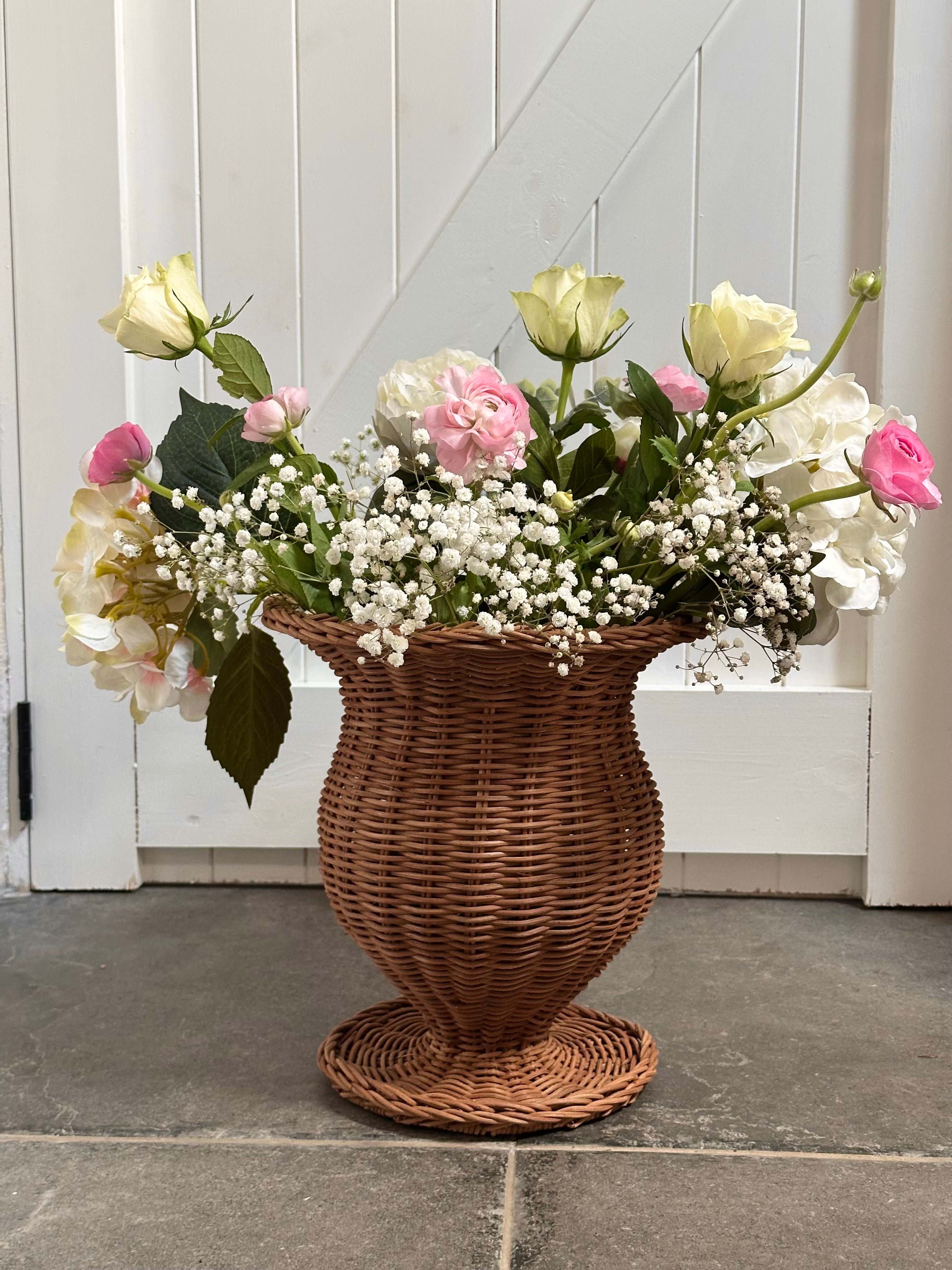 The Isla Collection- The Isla Rattan Vase