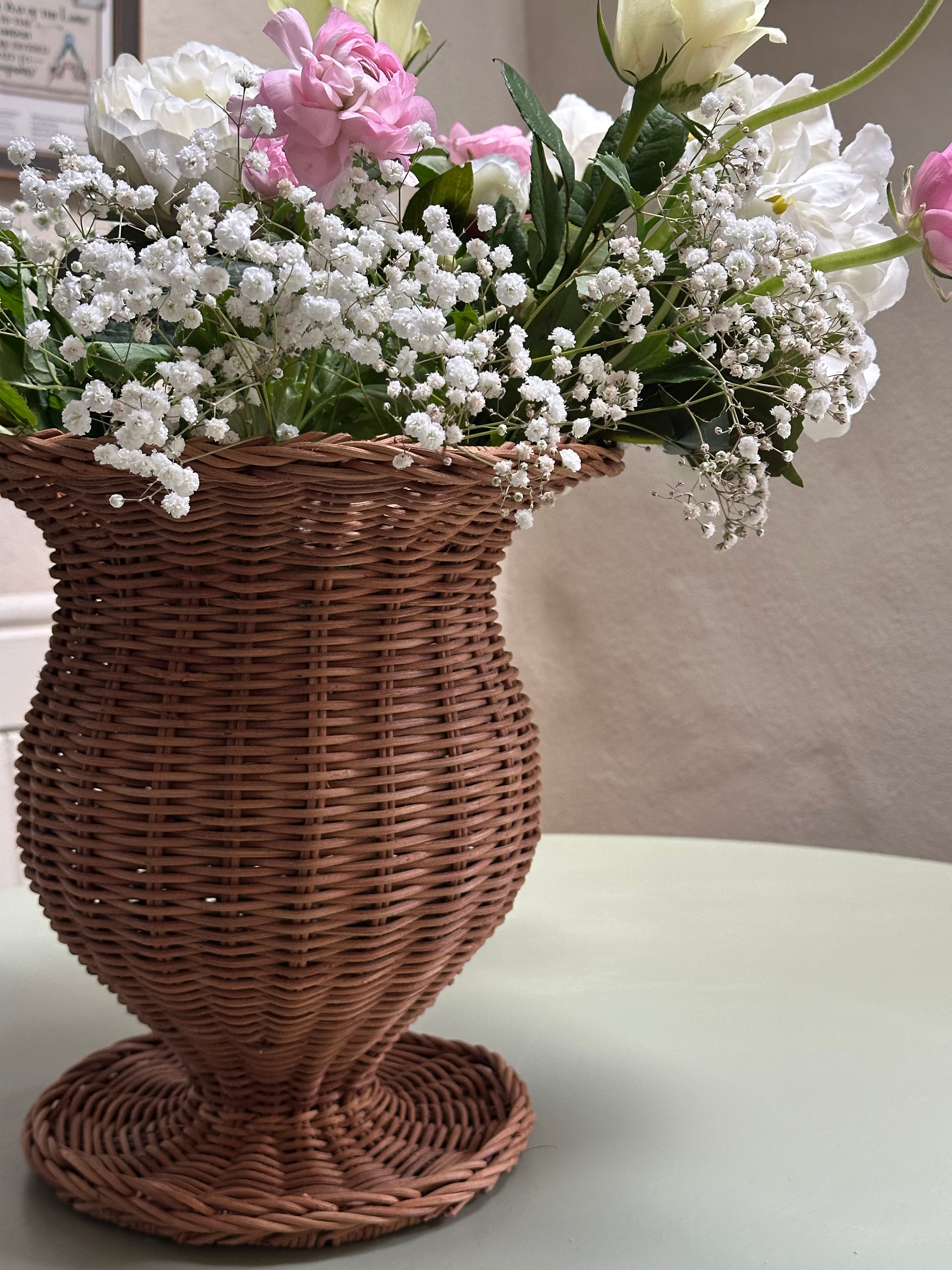 The Isla Collection- The Isla Rattan Vase